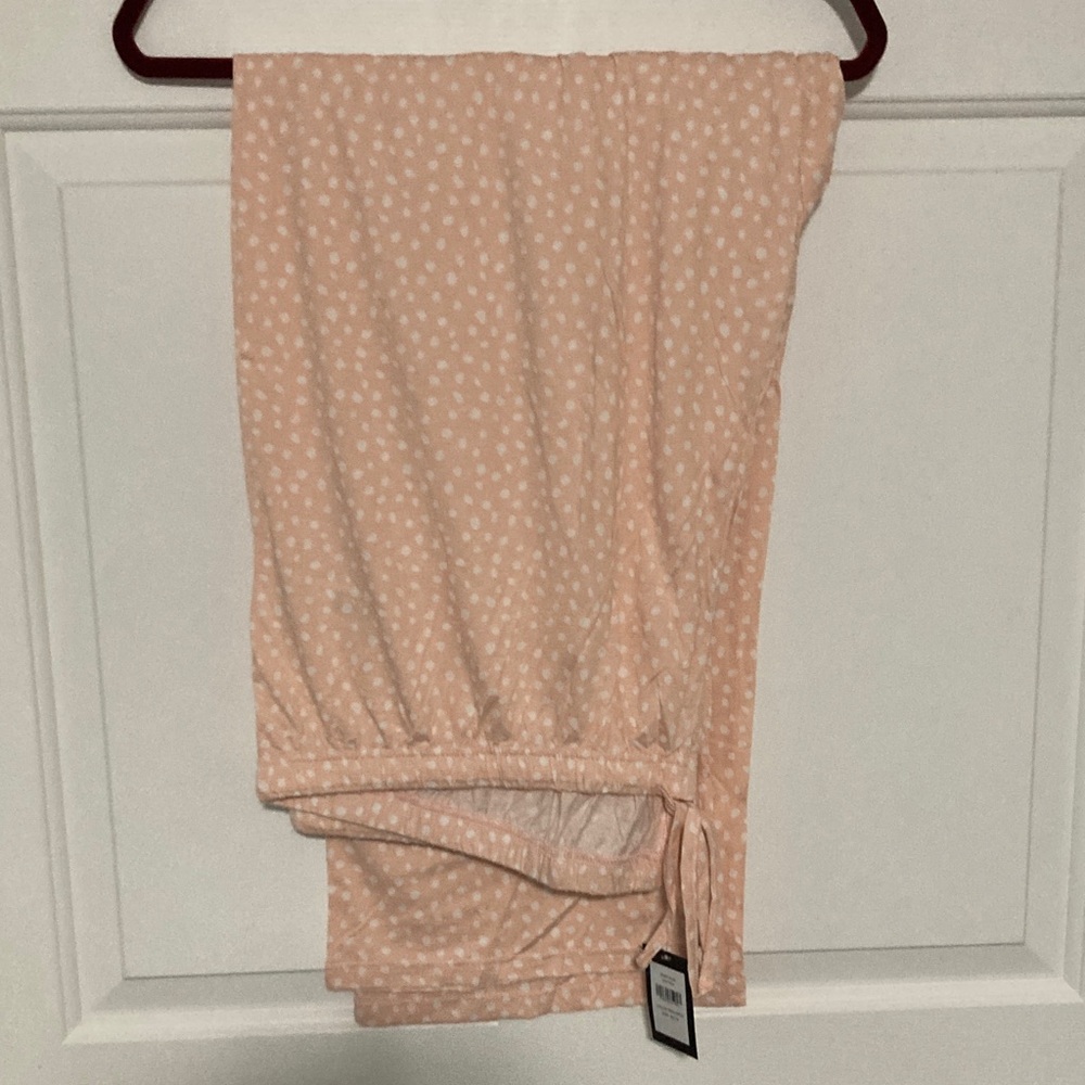 Pink Polka Dot Sleep Pants